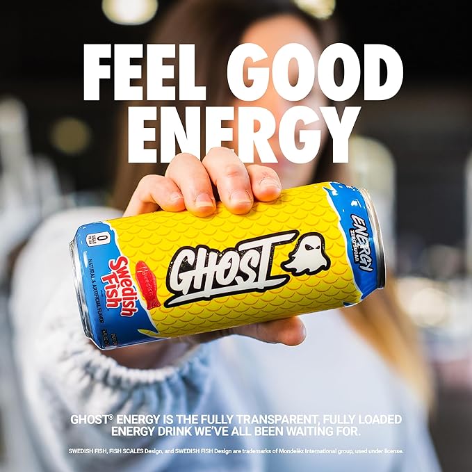 GHOST Energy Drink - 12-Pack, Swedish Fish