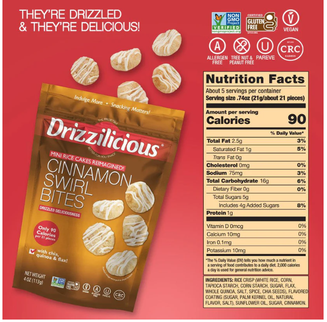 Drizzilicious ---Cinnamon Swirl 4oz