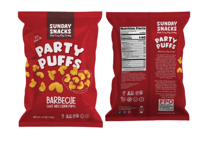 Sunday Snacks' Party Puffs BBQ