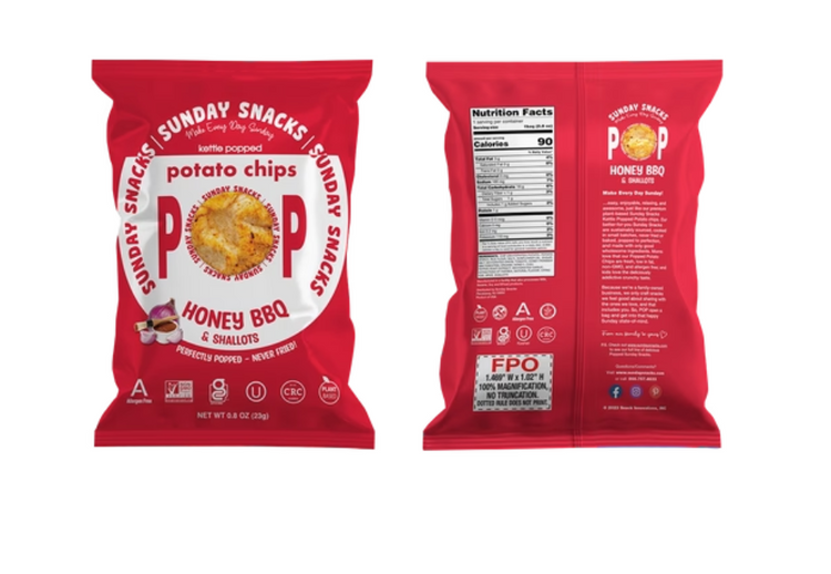 Sunday Snacks' Potato Chips Honey BBQ & Shallots
