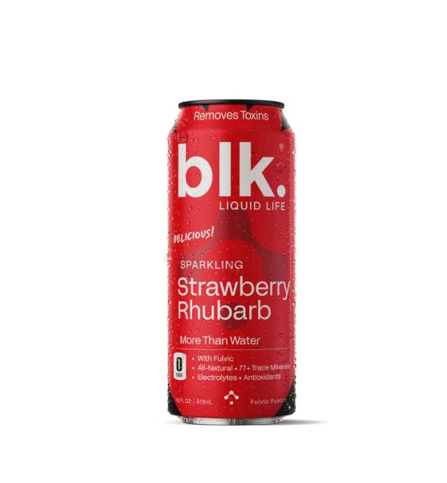 STRAWBERRY RHUBARB - SPARKLING WATER