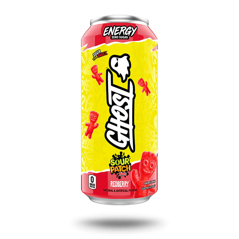 GHOST Energy Drink - 12-Pack, Sour Patch Kids Redberry