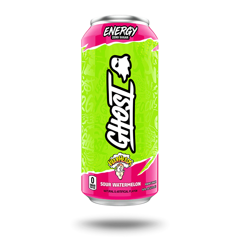 GHOST Energy Drink - 12-Pack, Warheads Sour Watermelon