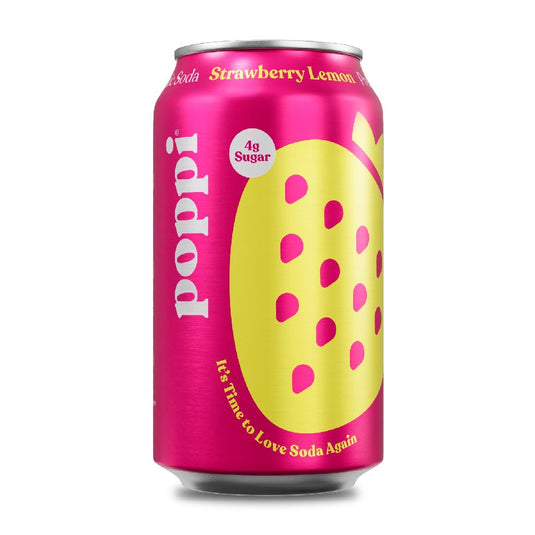 Poppi Strawberry Lemonade Prebiotic Soda β PALS DISTRIBUTOR