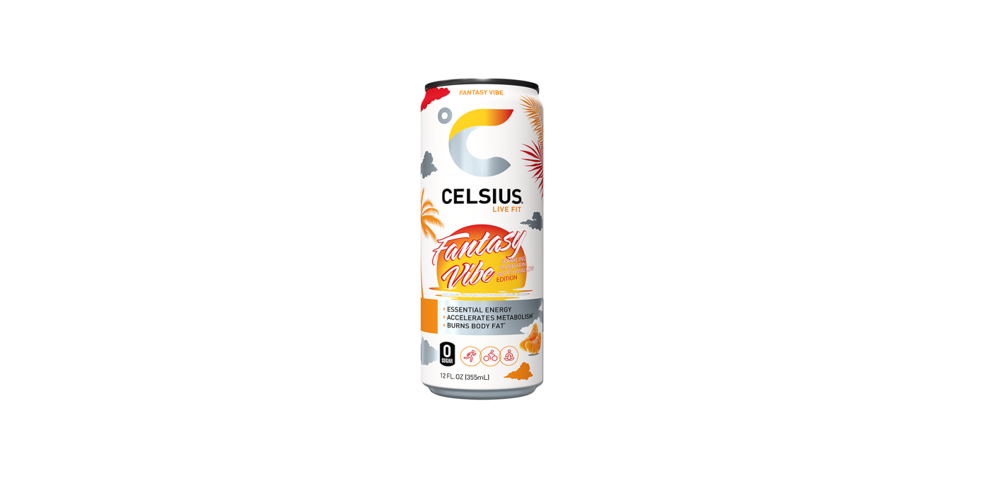CELSIUS-FANTASY VIBE - SPARKLING MANDARIN MARSHMALLOW EDITION