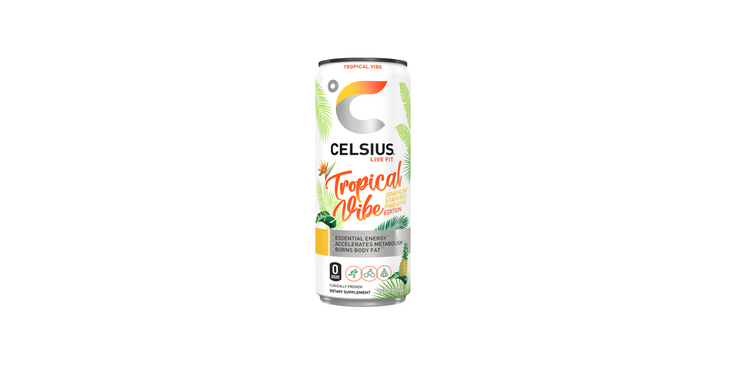 CELSIUS-TROPICAL VIBE - SPARKLING STARFRUIT PINEAPPLE EDITION
