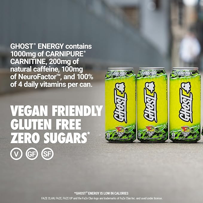 GHOST Energy Performance Energy Drink, Faze Clan "Faze Up"