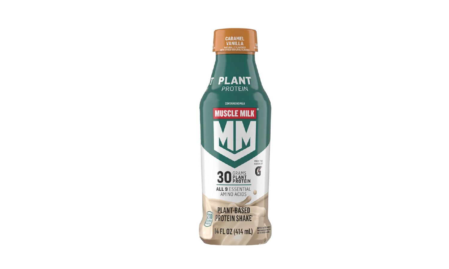 Muscle Milk Plant Protein Caramel Vanilla 14oz