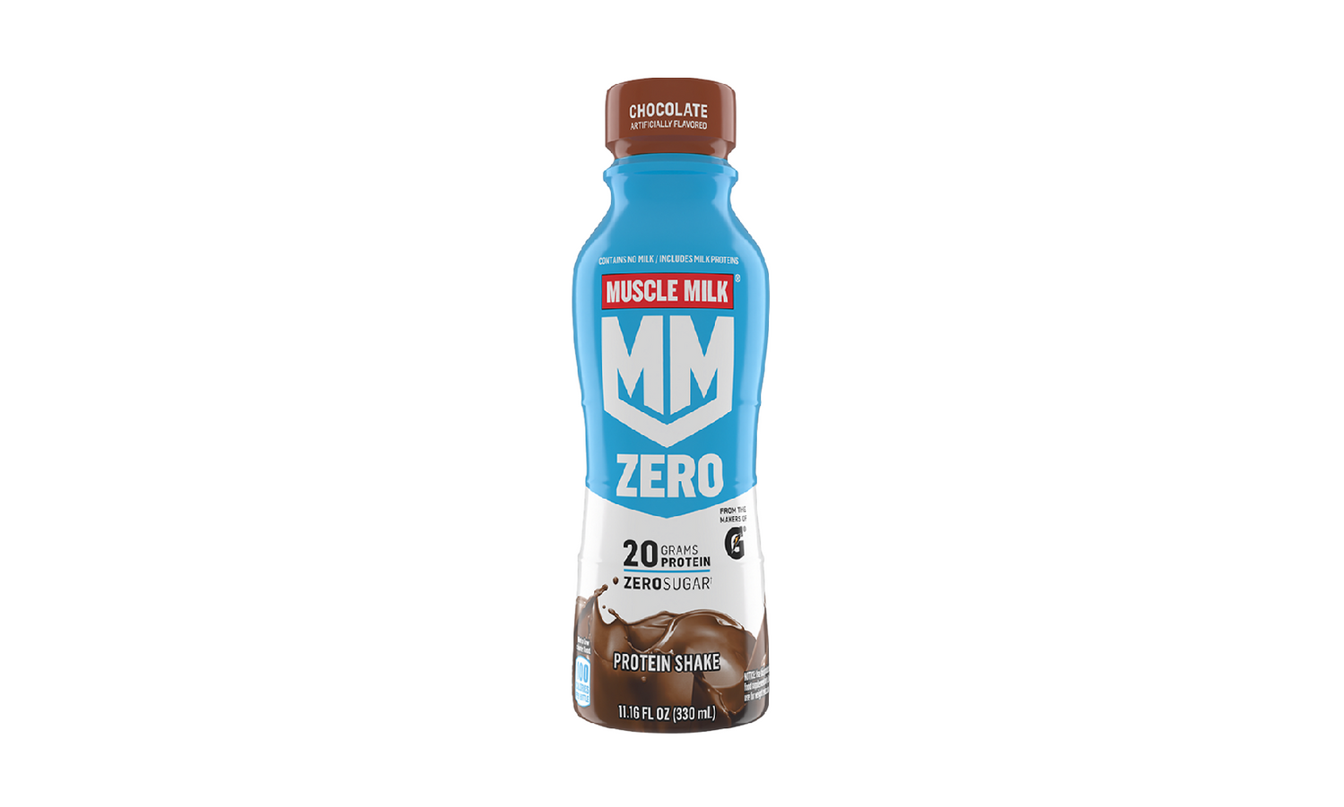 Muscle Milk Zero Protein Shake, Chocolate 11.16 fl oz