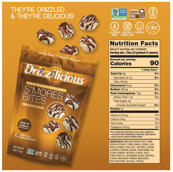 drizzilicious  --S'mores 4oz