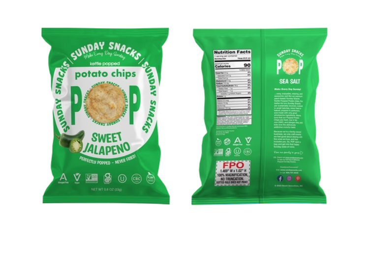 Sunday Snacks' Potato Chips  Sweet Jalapeño