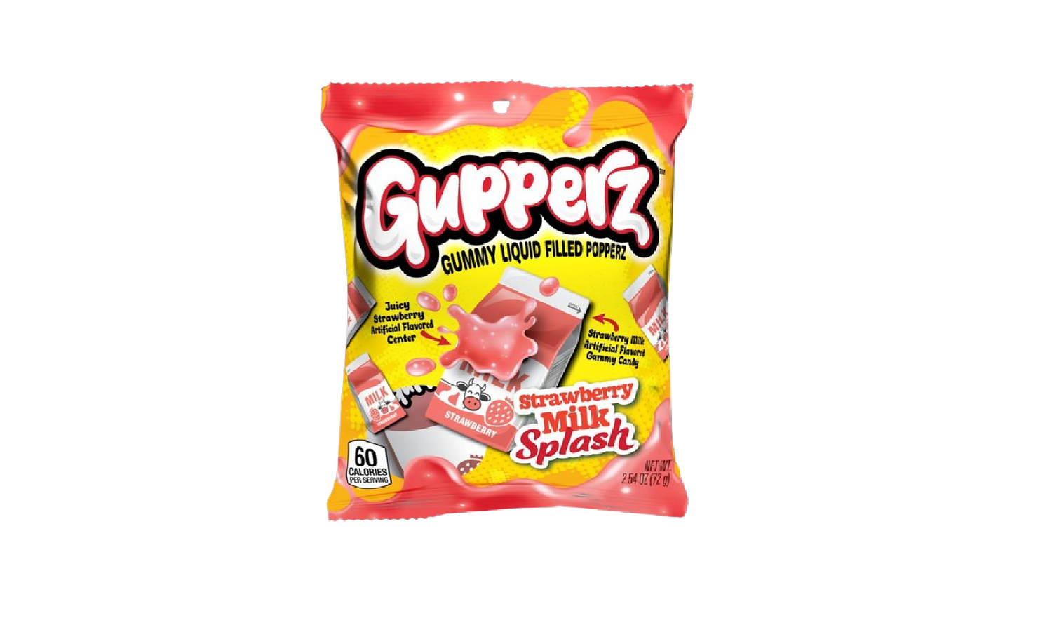 Gupperz®  - Strawberry Milk Splash 2.54oz/12ct