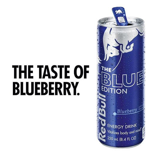 Red Bull Blue Edition Blueberry Energy Drink, 8.4 Fl Oz